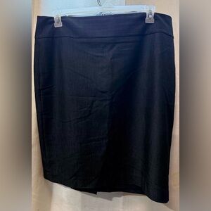 Roz & Ali Navy Denim Skirt